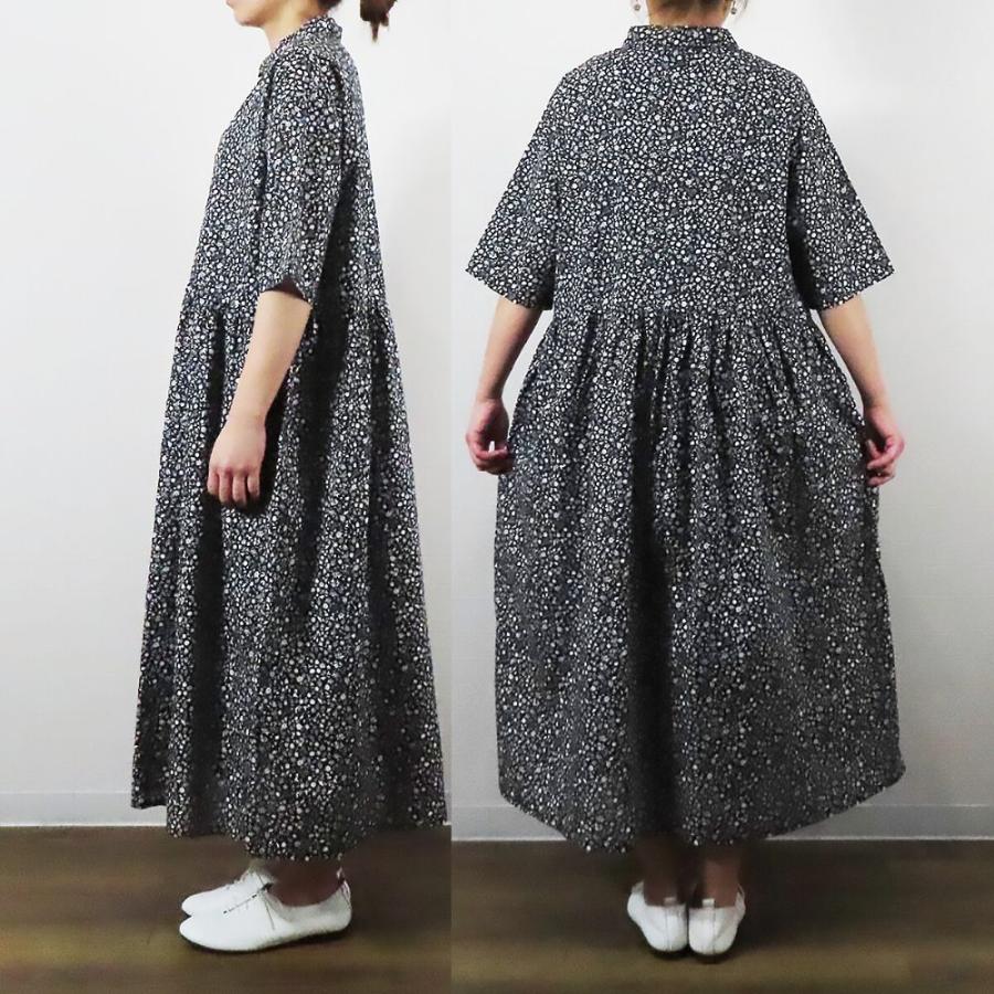 美品 2点セット ブリスバンチ 半袖 ウエスト切替ギャザー前開きワンピース Bliss bunch（ブリスバンチ） Bliss Bunch（ブリスバンチ）コットン総