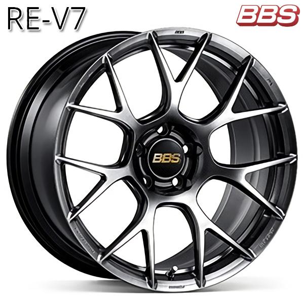 BBS - RE-V7 【RE-V7051】 19in 9.5J 5H112 +45 金剛石黒いこと(DB) 軽銀銀輪単品 4本仕かける 貨物輸送無料
