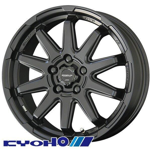 共豊 サーキュラー C10S 17インチ 7.0J 5H114.3 +48 マットブラック アルミホイール単品 4本セット 送料無料