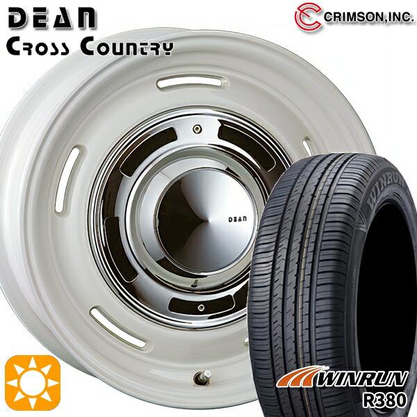 2月11日最大11倍 サマータイヤ ホイール4本セット 215/65R16インチ 5H114.3 クリムソン ディーン クロスカントリー ホワイト ウィンラン R380