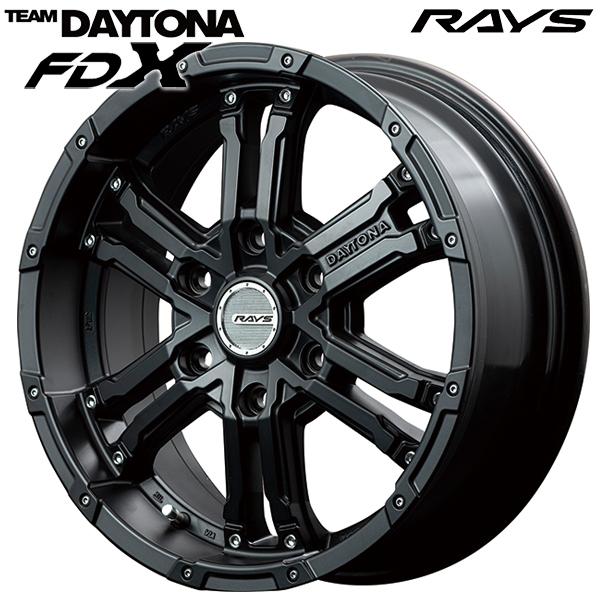 RAYS レイズ チームデイトナ FDX 17インチ 6.5J 6H139.7 +38 SB アルミ  