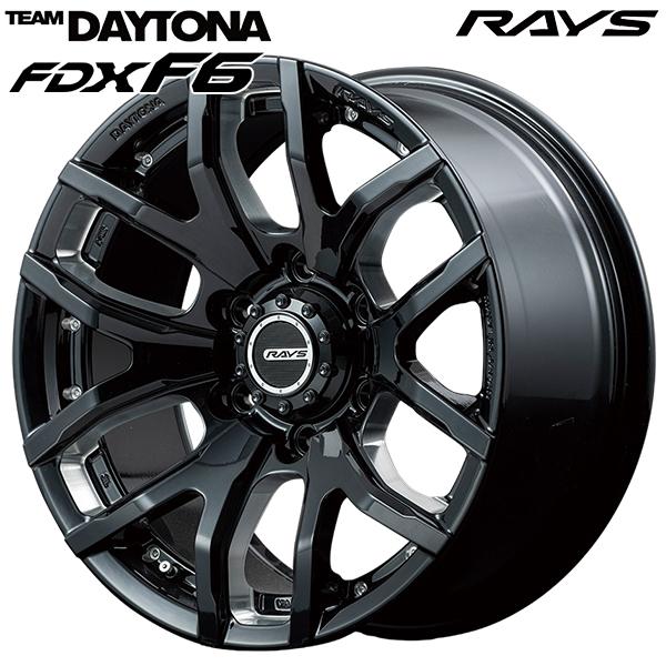 RAYS レイズ チームデイトナ FDX F6 18インチ 8.0J 6H139.7 +20 B8 