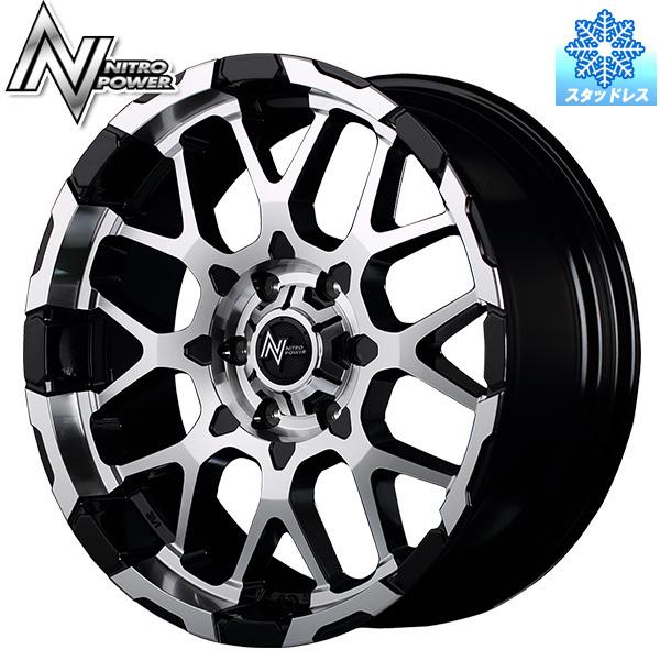 WINTER MAXX SJ8 - スタッドレスタイヤホイールセット 265/70R17in 6H139.7 MID ナイトロパワー M28 バレット BMC ダンロップ ウインターマックス SJ8+ 車、バイク、自転車-冬タイヤ、ホイールセット