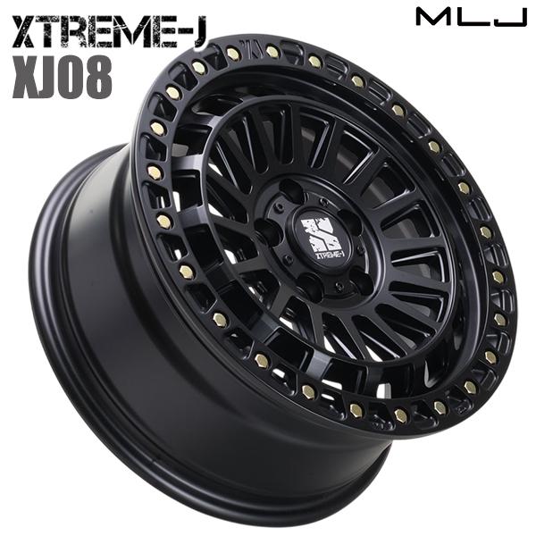 MLJ 16インチ 7.0J 5H114.3 +25 MLJ エクストリーム XJ08 SB アルミ