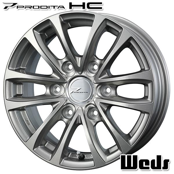 2月11日最大11倍 15インチ 5.5J 6H139.7 +42 Weds PRODITA HC ウェッズ プロディータHC アルミホイール単品 4本セット