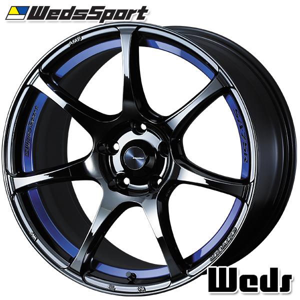 サマータイヤ ホイールセット 205/45R17インチ 4H100 ウェッズスポーツ SA75R BLCII ミシュラン パイロットスポーツ4 PILOT SPORT4