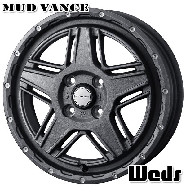 サマータイヤ ホイールセット 145/80R12インチ 80/78N 4H100 Weds ウェッズ マッドヴァンス07 FG バン用 ヨコハマ Y356