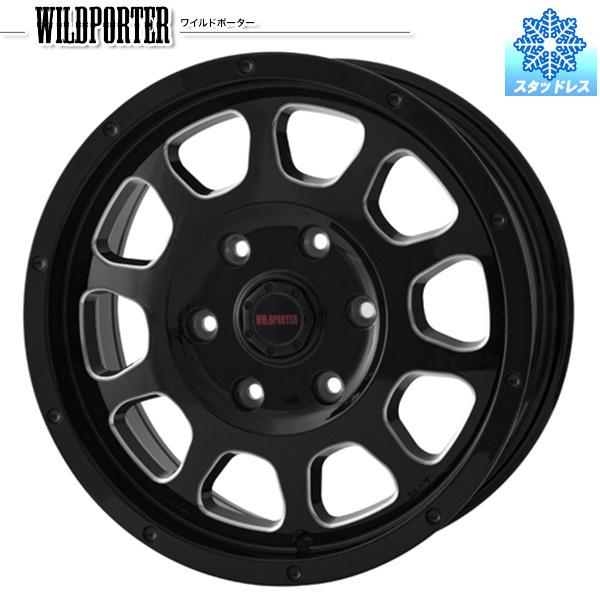 GEOLANDAR - スタッドレスタイヤホイールセット 265/65R17in 6H139.7 ワイルドポーター クロステン BK/SM ヨコハマ 内燃機関かばい立て G075 車、バイク、自転車-冬タイヤ、ホイールセット