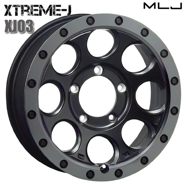 MLJ ジムニー エクストリームJ XJ03 フラットブラック/スモーク
