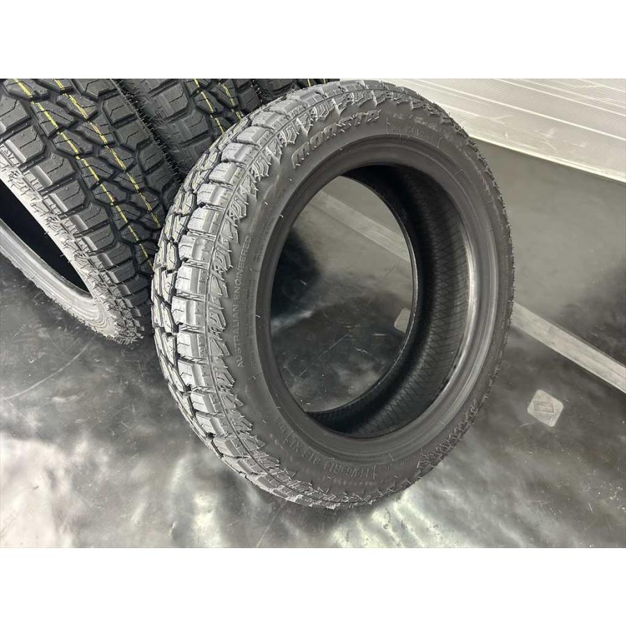 MONSTA TYRES 4本 在庫 モンスター RT HYBRID ホワイトレーター 155