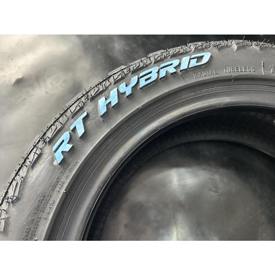 MONSTA TYRES 4本 在庫 モンスター RT HYBRID ホワイトレーター 155