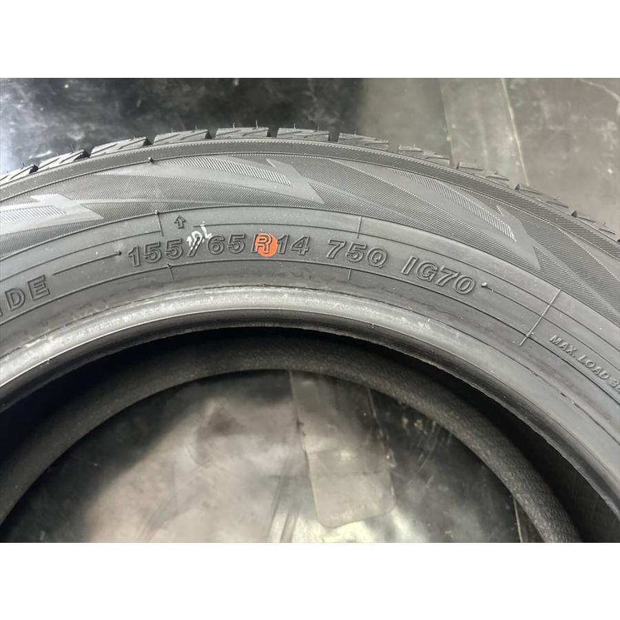 アイスガード 7 在庫 4本 YOKOHAMA ice GUARD IG70 155/65R14 75Q 2026
