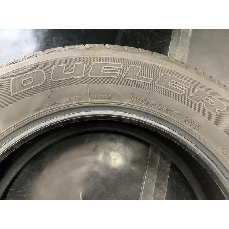 DUELER 4本 BRIDGESTONE ジムニー ブリヂストン H/T 684II 175/80R16