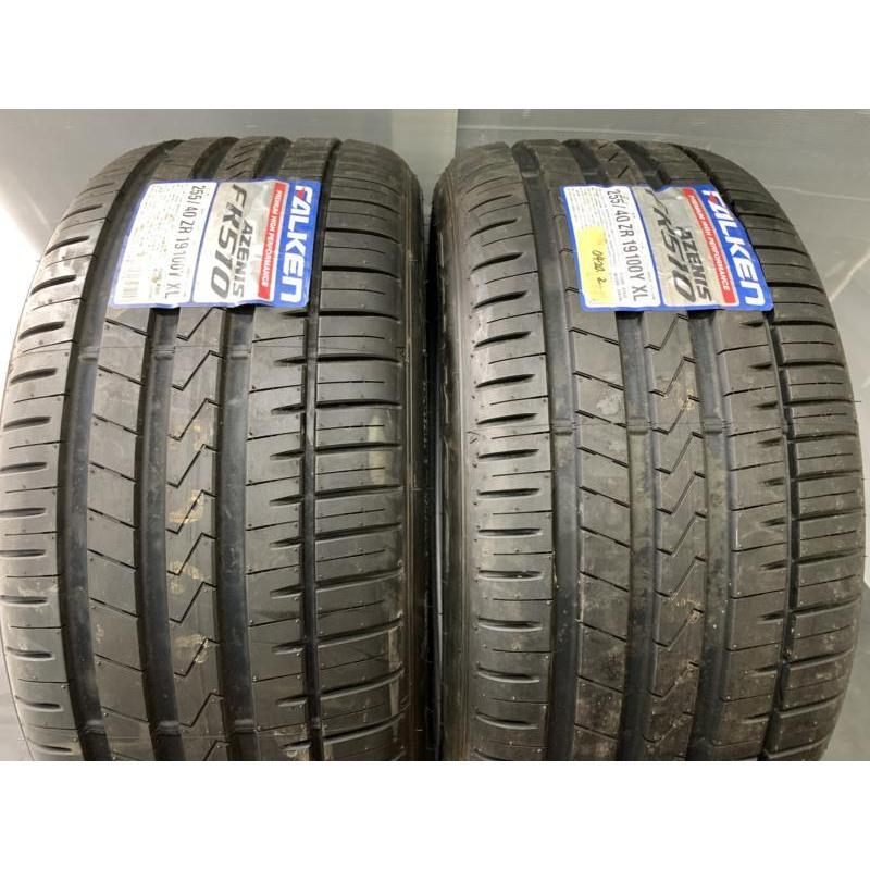 AZENIS 2本 FALKEN 未走行ラベル付き ファルケン AZENIS FK510 255  