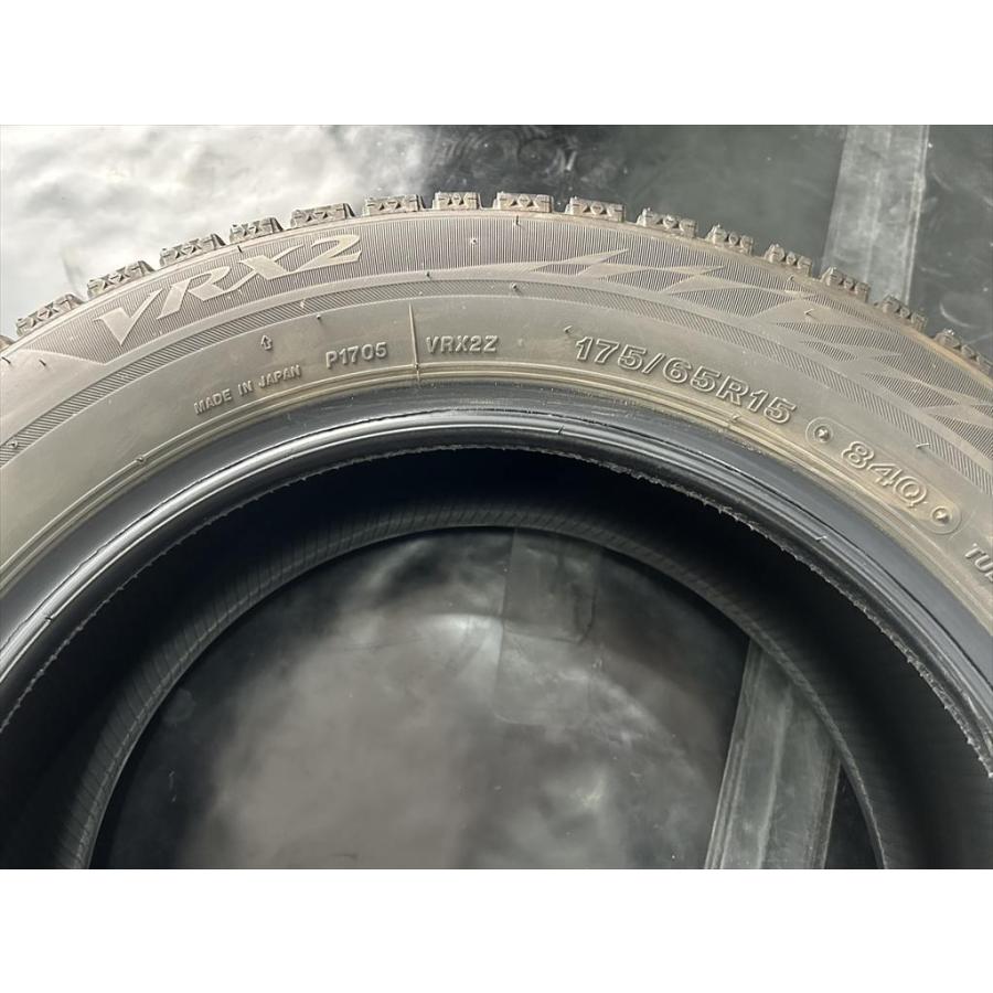 ブリザック VRX2 2本 BRIDGESTONE BLIZZAK VRX2 175/65R15 84Q 2024年