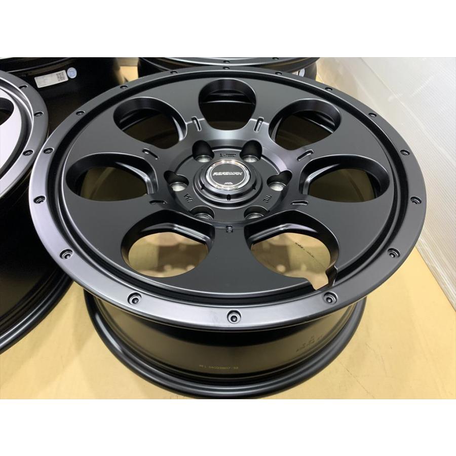 在庫品　マルカ MID　ROAD MAXX　JWLT規格　アルミホイール　17　7.5j　+25　マットブラック　黒　6穴　139.7_1