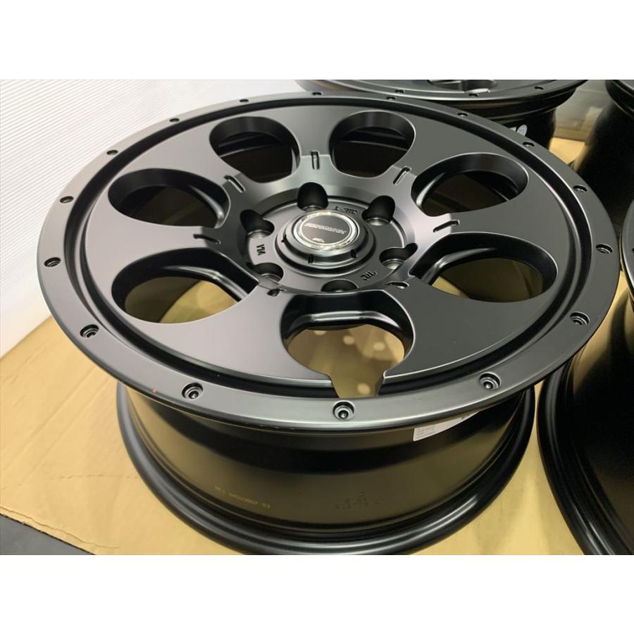 在庫品　マルカ MID　ROAD MAXX　JWLT規格　アルミホイール　17　7.5j　+25　マットブラック　黒　6穴　139.7_2