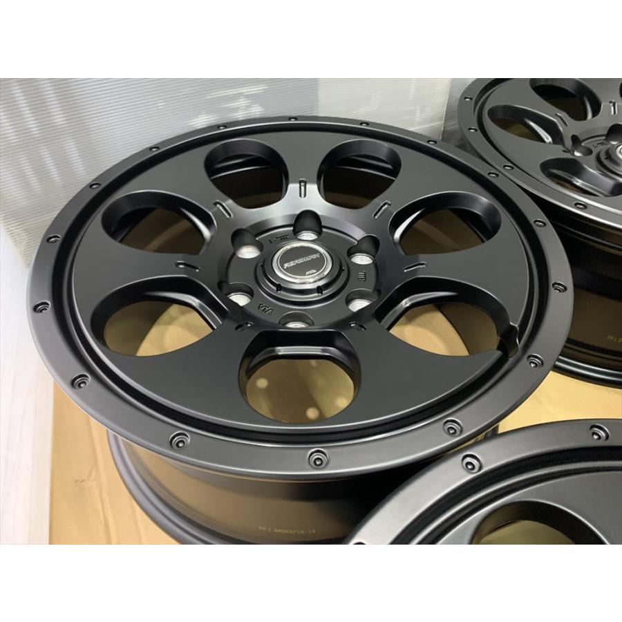 在庫品　マルカ MID　ROAD MAXX　JWLT規格　アルミホイール　17　7.5j　+25　マットブラック　黒　6穴　139.7_3