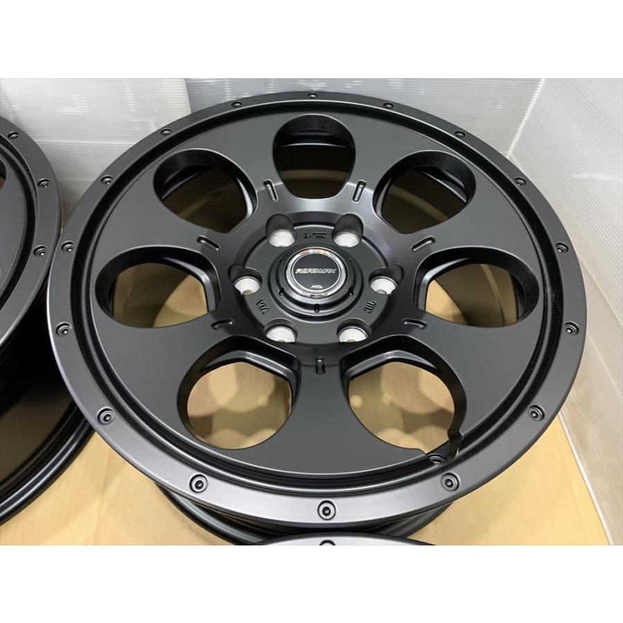 在庫品　マルカ MID　ROAD MAXX　JWLT規格　アルミホイール　17　7.5j　+25　マットブラック　黒　6穴　139.7_4