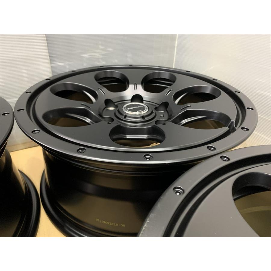 在庫品　マルカ MID　ROAD MAXX　JWLT規格　アルミホイール　17　7.5j　+25　マットブラック　黒　6穴　139.7_6