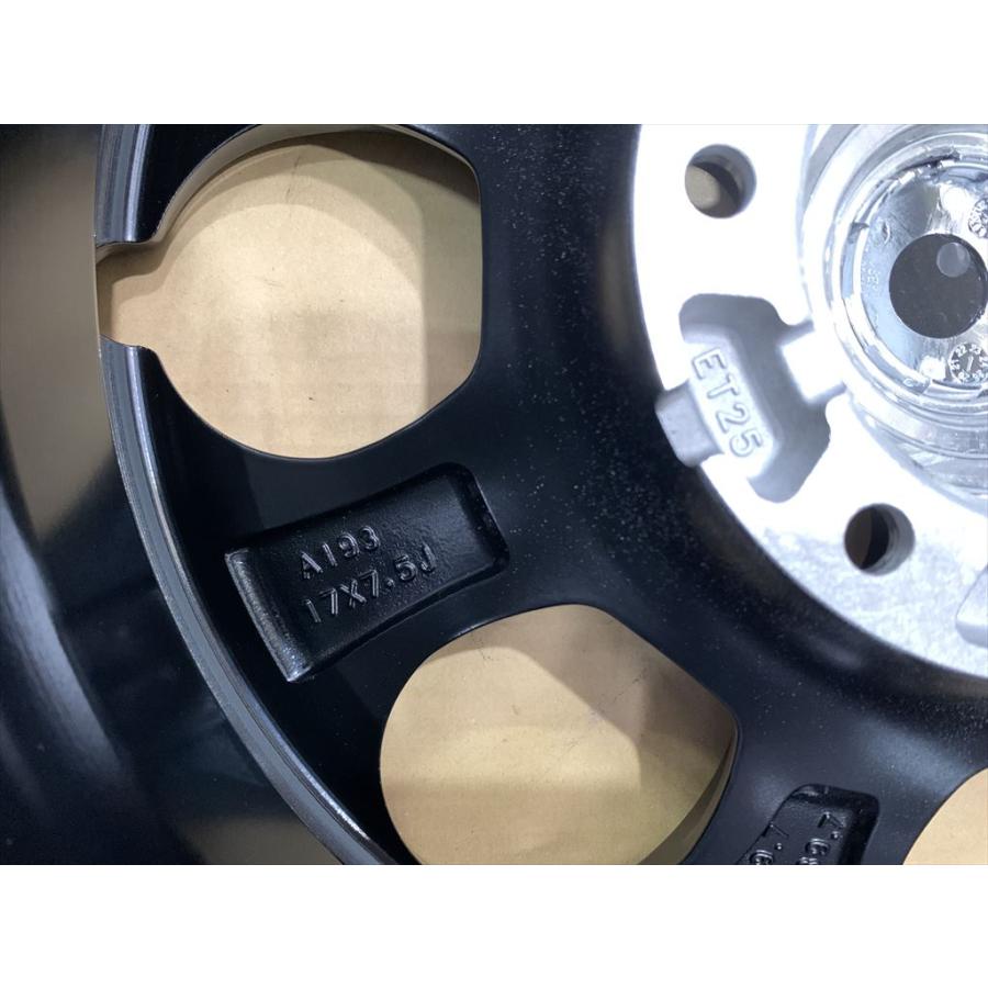 在庫品　マルカ MID　ROAD MAXX　JWLT規格　アルミホイール　17　7.5j　+25　マットブラック　黒　6穴　139.7_8