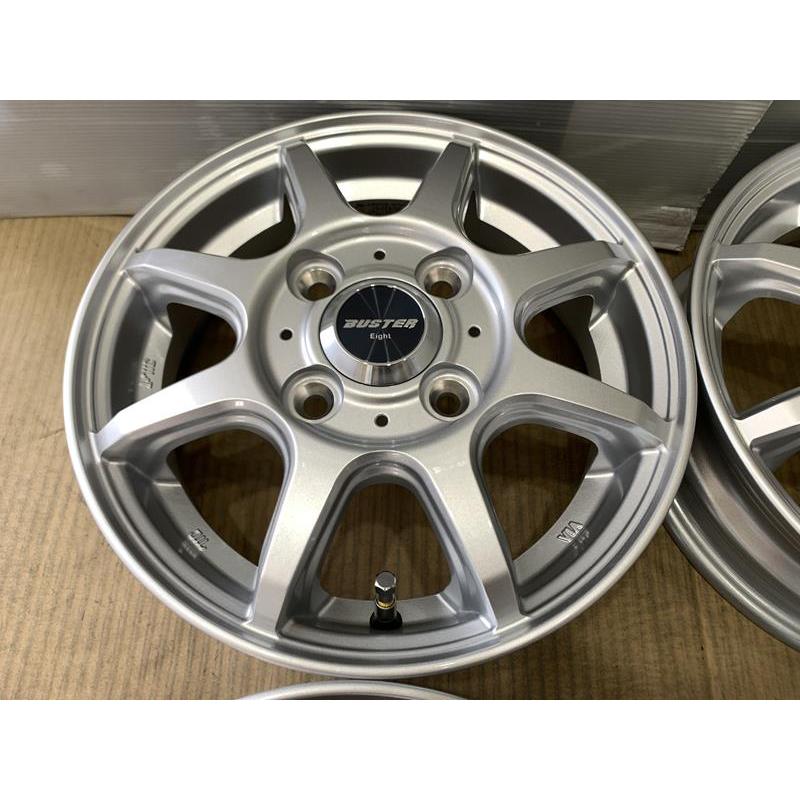 バスターエイト 12x3.5J +43 PCD100 LT規格タイヤセット WEDS（ウェッズ） 在庫品 東京車輪 BUSTER アルミホイール 12 3.5J +43