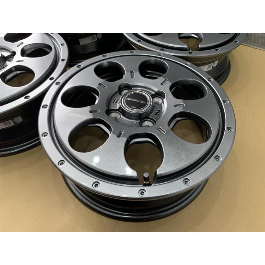 マナレイ 在庫 MID ROADMAX MUD AGENT アルミホイール 14 4.5j +45