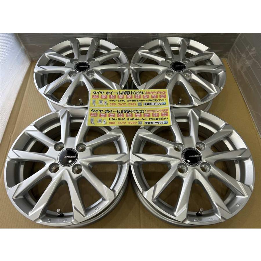 KOSEI 在庫品 クレイシズ アルミホイール 14 4.5j +45 シルバー 4穴 