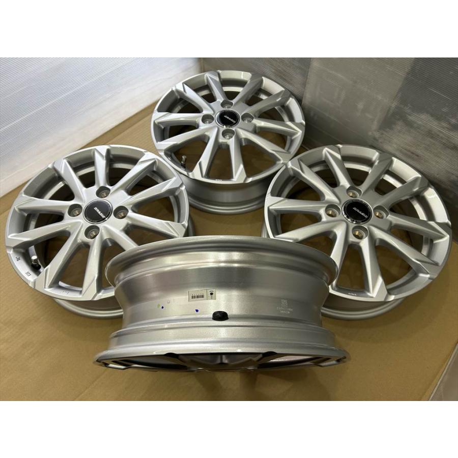 KOSEI 在庫品 クレイシズ アルミホイール 14 4.5j +45 シルバー 4穴