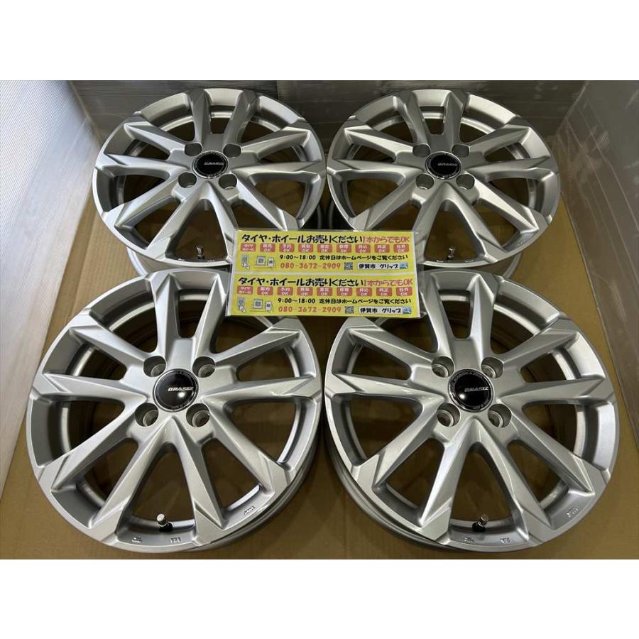 KOSEI 在庫品 クレイシズ アルミホイール 15 5.5j +42 シルバー 4穴