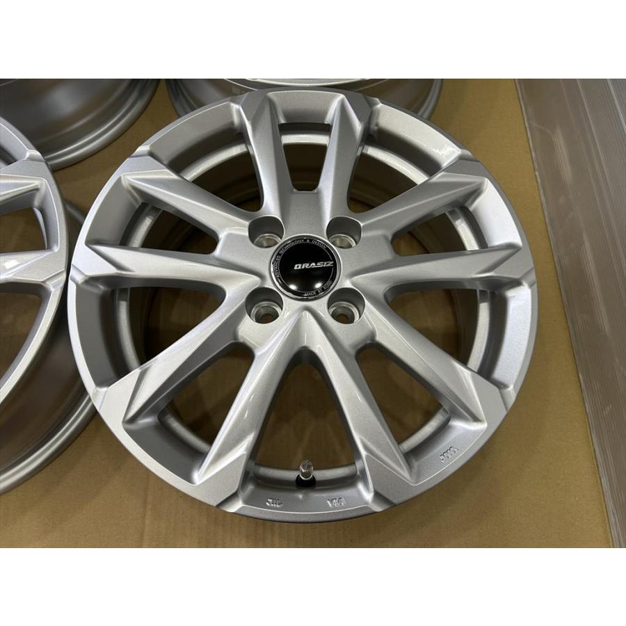 KOSEI 在庫品 クレイシズ アルミホイール 15 5.5j +42 シルバー 4穴