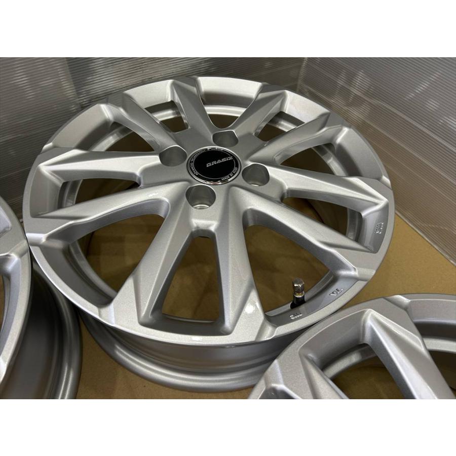 KOSEI 在庫品 クレイシズ アルミホイール 15 5.5j +42 シルバー 4穴