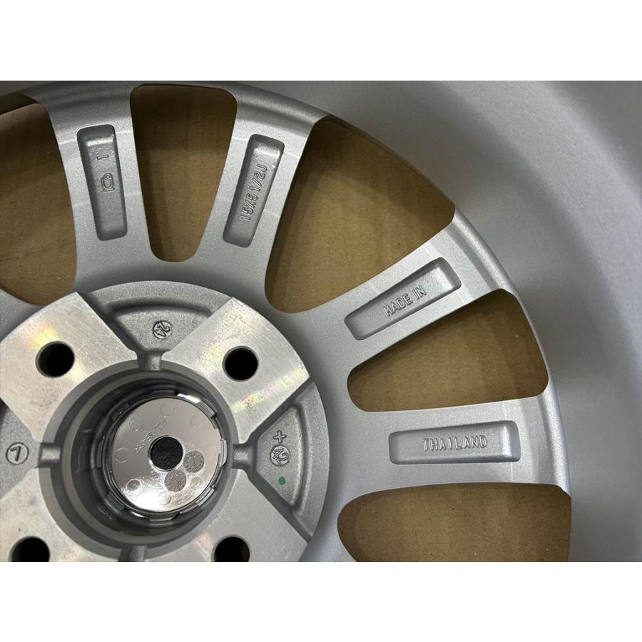KOSEI 在庫品 クレイシズ アルミホイール 15 5.5j +42 シルバー 4穴