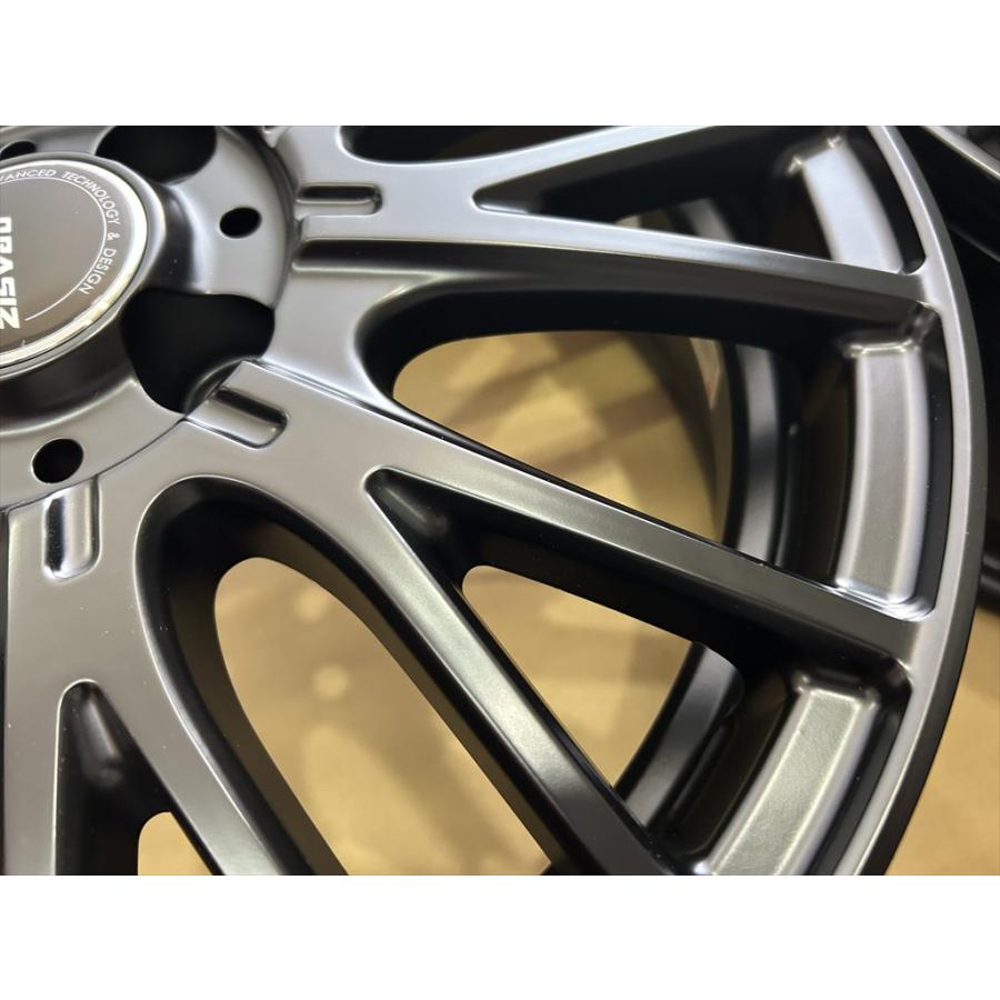 KOSEI 在庫品 クレイシズ アルミホイール 15 5.5j +42 マットブラック