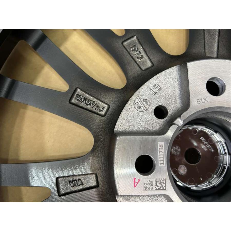 KOSEI 在庫品 クレイシズ アルミホイール 15 5.5j +42 マットブラック