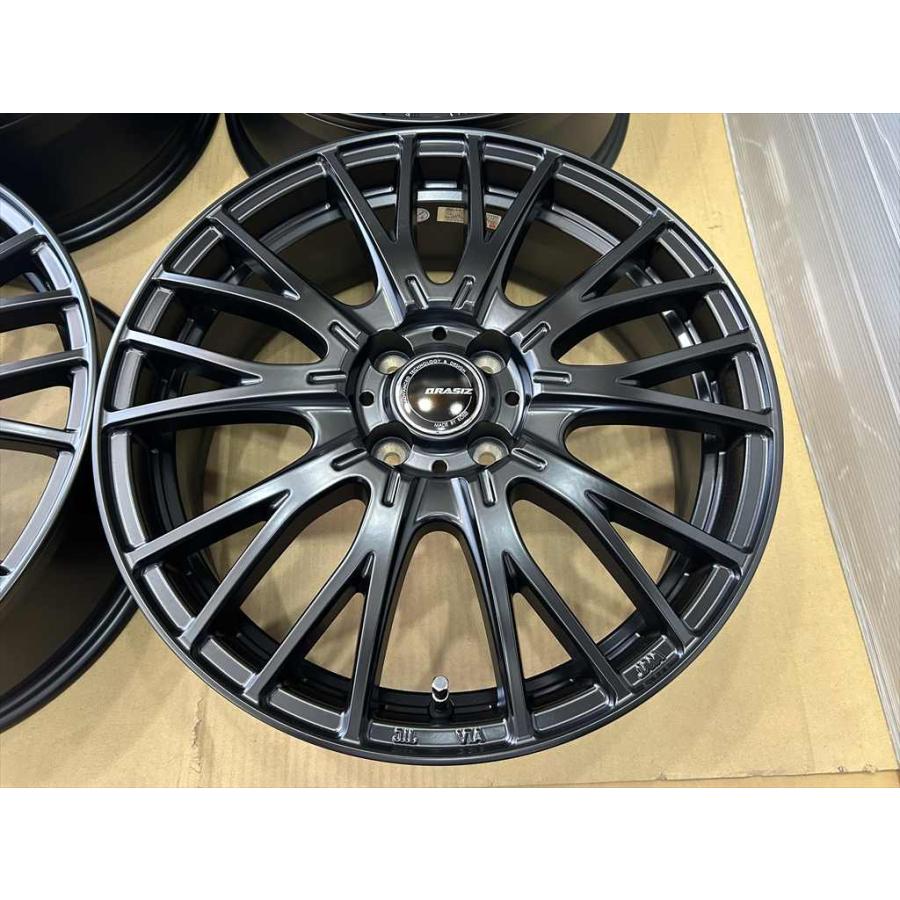 KOSEI 在庫品 クレイシズ アルミホイール 17 6j +40 マットブラック 黒