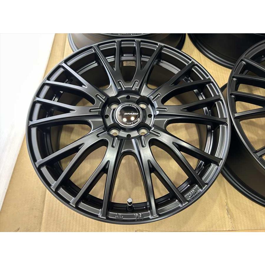 KOSEI 在庫品 クレイシズ アルミホイール 17 6j +40 マットブラック 黒
