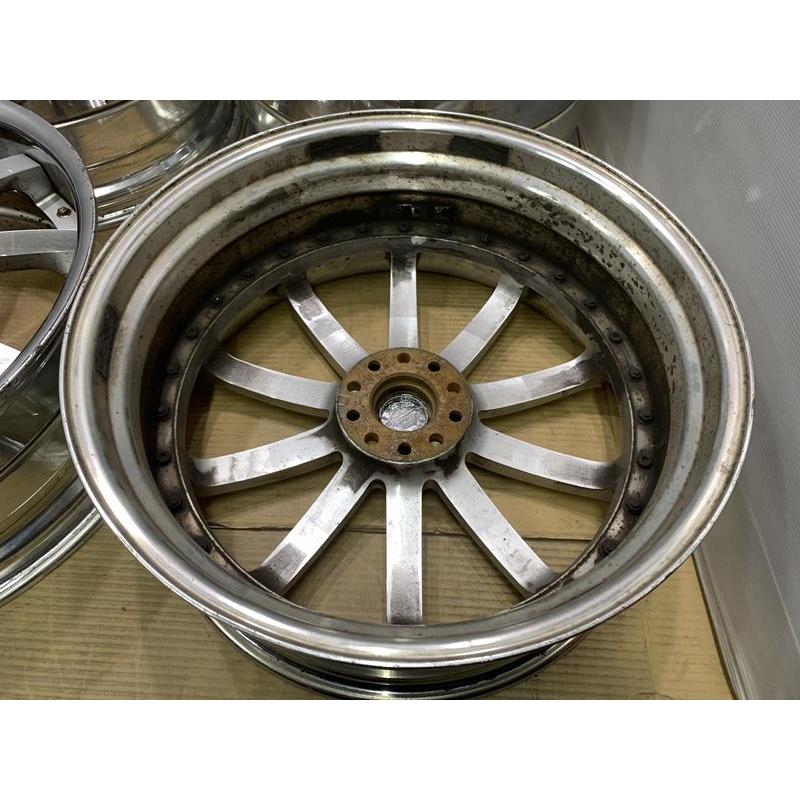 ドルチェ 22インチ 深リム 深リム 高級 DOLCE EURO 22 9j +35 / 10j +37 ポリッシュ 5穴 120