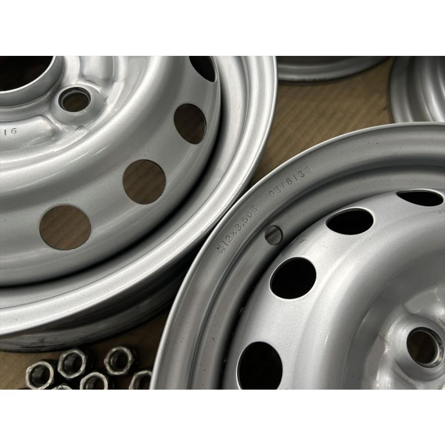 ホンダ（HONDA） ナット付き HONDA ACTY 純正スチールホイール 12 3.5j