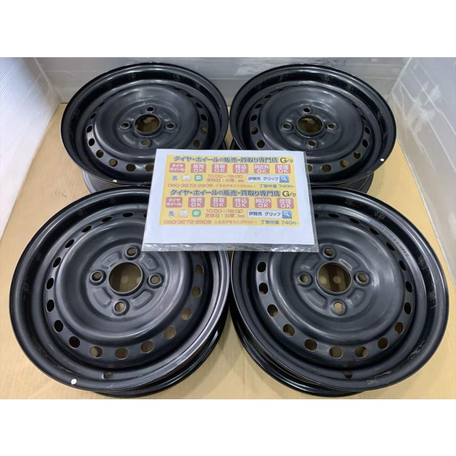 アトレー TOYOTA パッソ 純正スチールホイール 13 4.5j +36 ブラック