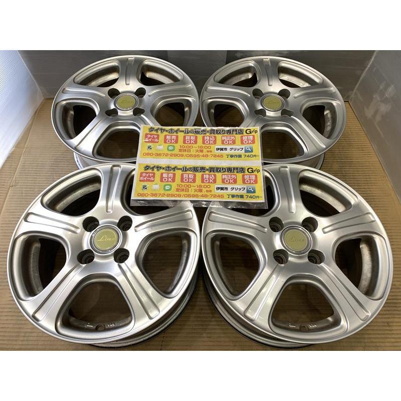 BRIDGESTONE ブリヂストン Linz 5本スポーク アルミ 14 5.5j +45 BRIDGESTONE ブリヂストン Linz 5本スポーク アルミ 14 5.5j +45