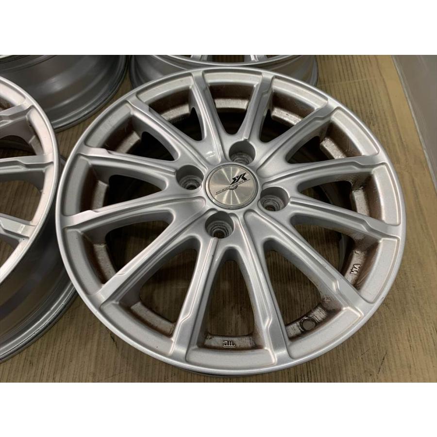 ENCOUGAR アルミホイール 14 5.5j +45 シルバー 系 4穴 100 : タイヤ 