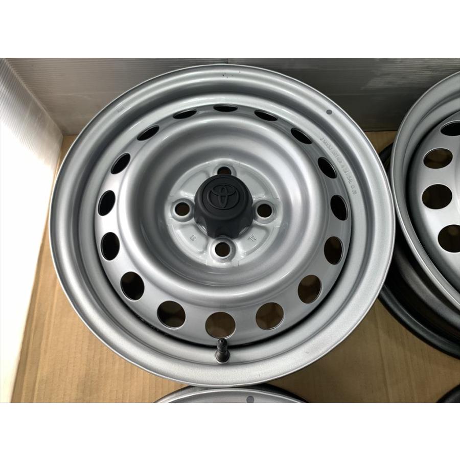 シ*イ様 トヨタ純正 プロボックス 14インチスチールホイール シルバー色 4本 トヨタ（TOYOTA） TOYOTA 2024年 プロボックス 純正スチール 14 5j +38