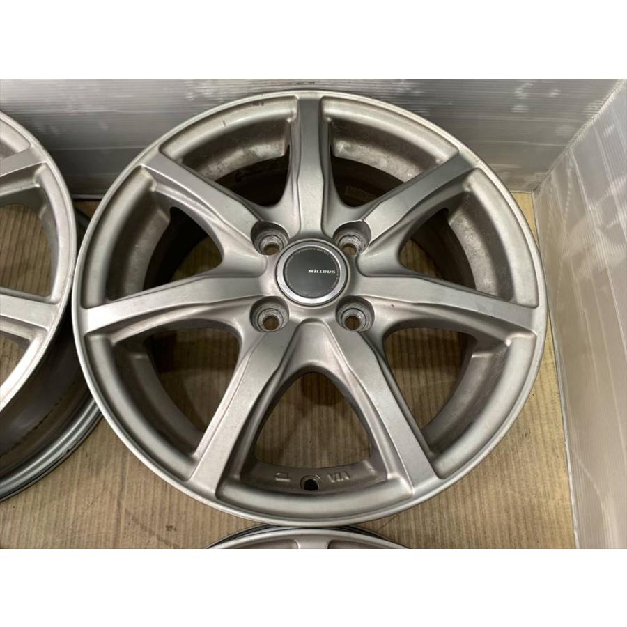 MILLOUSアルミホイール14インチ ヨコハマタイヤ YOKOHAMA Millous アルミホイール 14 5.5j +50 濃い