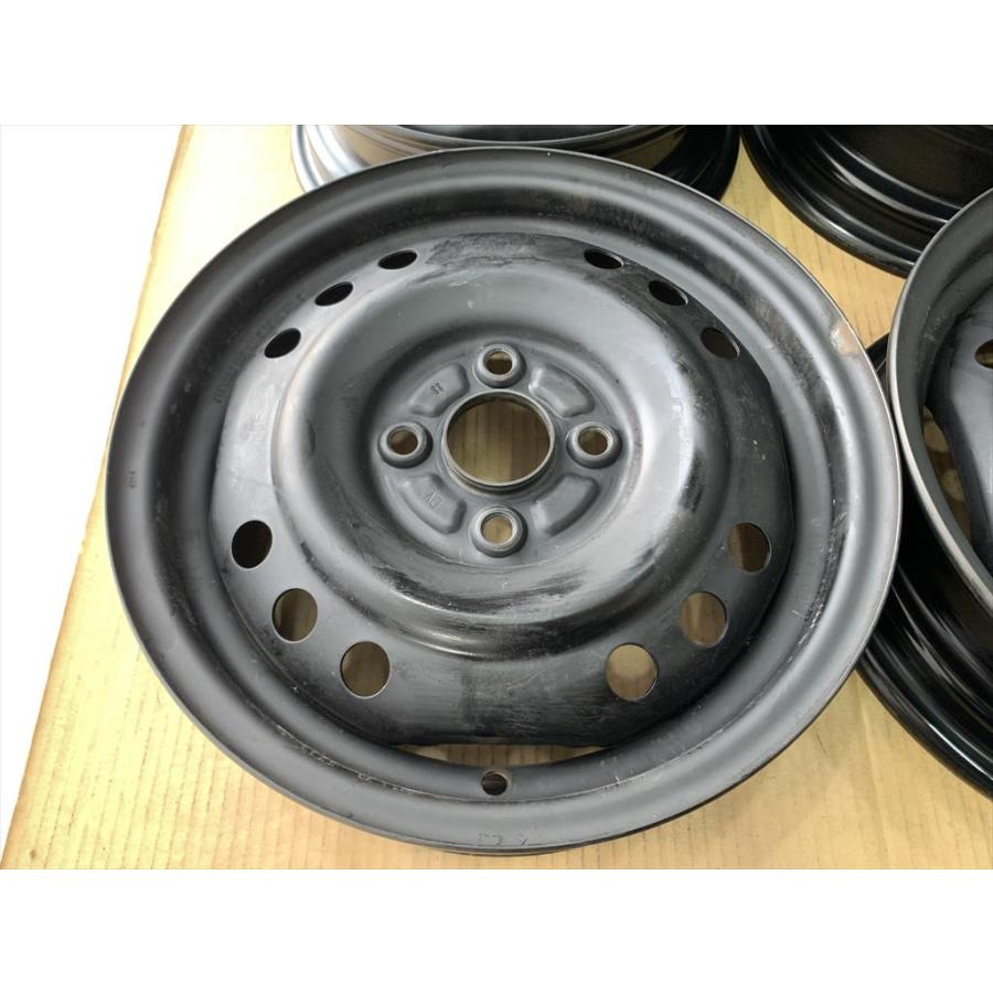 ダイハツ（DAIHATSU） 純正スチールホイール 14 4.5j +45 ブラック 黒