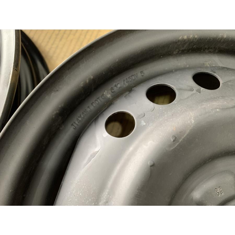 ダイハツ（DAIHATSU） 純正スチールホイール 14 4.5j +45 ブラック 黒