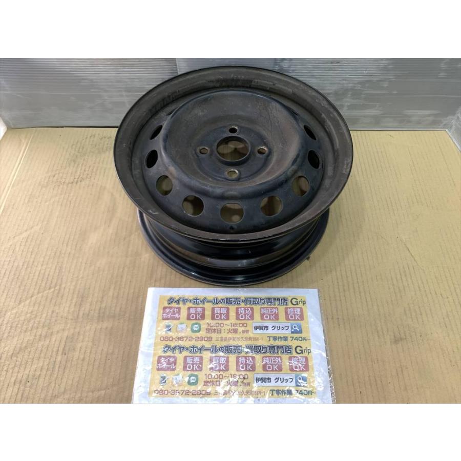 ホイール☆ホンダ純正 スチールホイール 鉄チン 14インチ メッキ 5.5J+