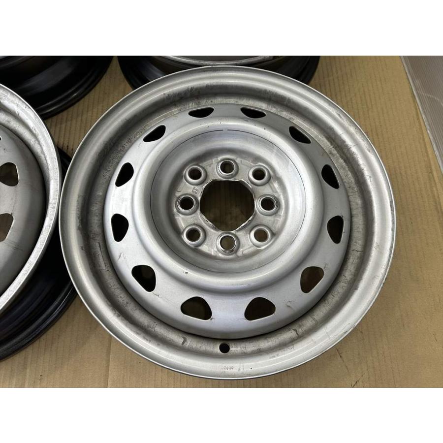 社外 マルチ鉄ホイール 14 4.5j +45 シルバー 4穴 100 / 114.3