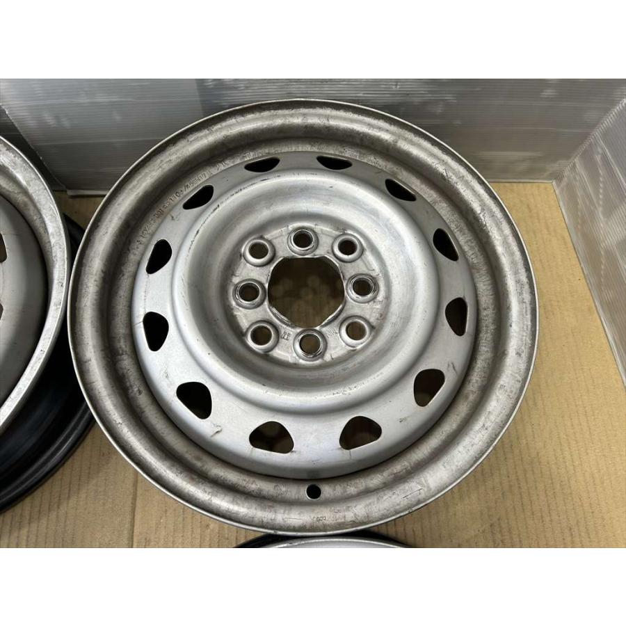 社外 マルチ鉄ホイール 14 4.5j +45 シルバー 4穴 100 / 114.3