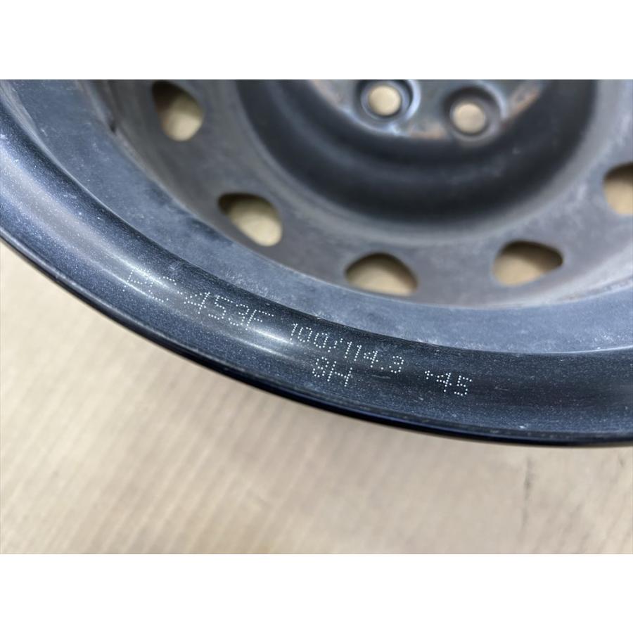 社外 マルチ鉄ホイール 14 4.5j +45 シルバー 4穴 100 / 114.3